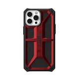 Uag Designed For Iphone 13 Pro Max Case Red Crimson Rugged Lightweight Slim Shockproof Premium Monarch Protective Cover, [6.7 Inch Screen]