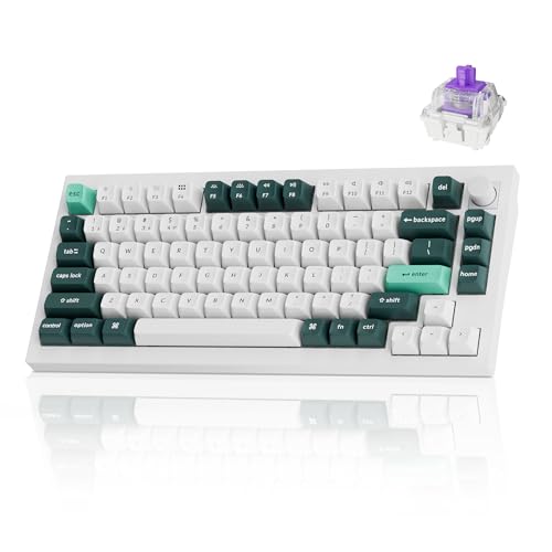 Q1 He Wireless Custom Keyboard Rapid Trigger Qmk Launcher 2.4 Ghz Bluetooth 5.2 With Gateron Double-Rail Magnetic Switch, Rgb Compatible With Mac Windows Linux (Hot-Swappable)