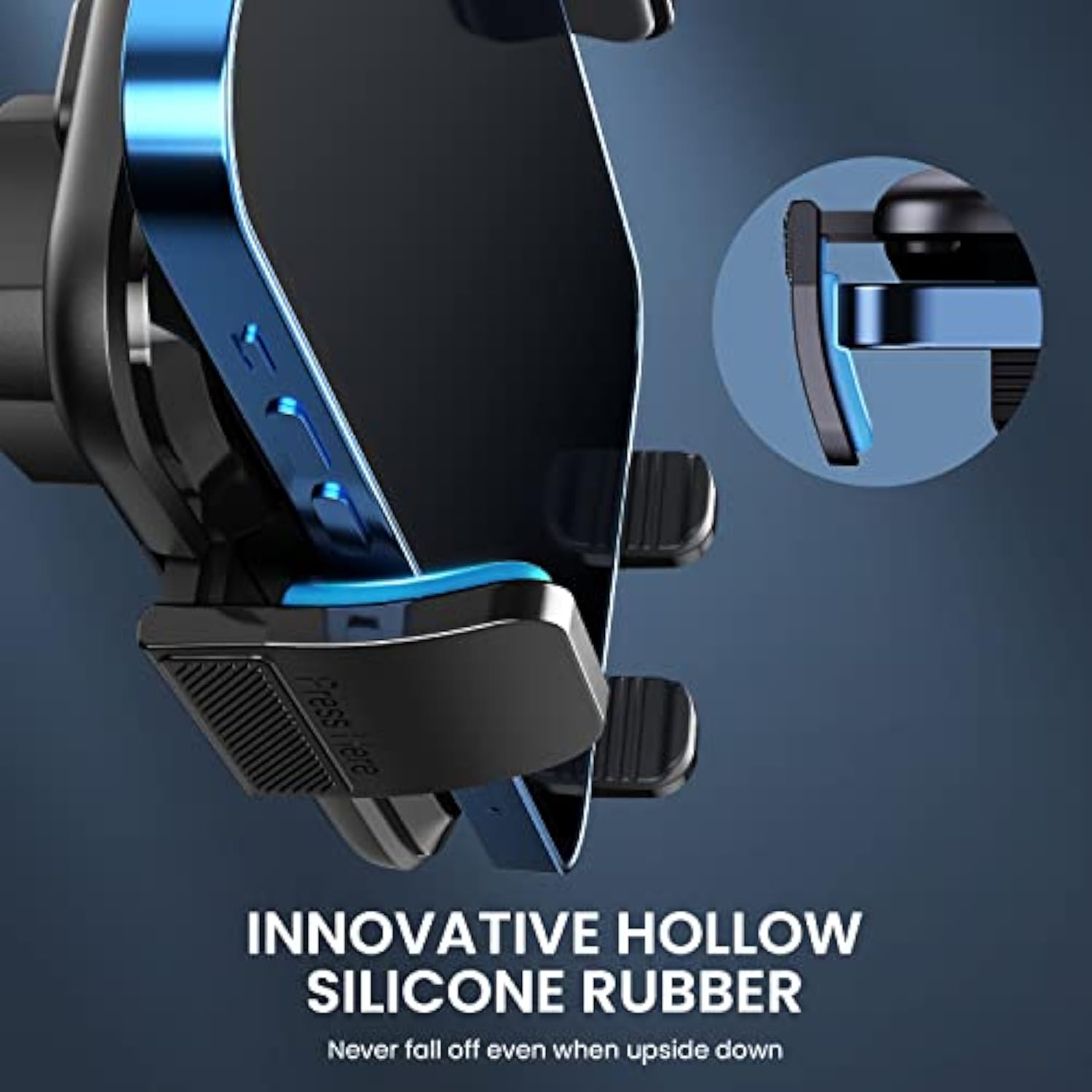 Car Vent Phone Mount [Upgraded Clip], Hands-Free Holder for Smartphones