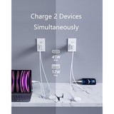 Usb-C Charger 65W, Gan Pps Phone Fast Charger (6.8Ft Soft Silicone Cable Included) Travel Wall Charger Foldable Plug For Macbook, Phone Pro Max, Pad, Airpods, Samsung Galaxy S24/S23/S22