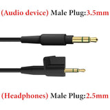 Geekria Audio Cable Compatible with Bose AE2 (329532-0010), AE2i, AE2w Headphones, 3.5mm to 2.5mm Aux Replacement Stereo Cord (4ft / 1.2m)