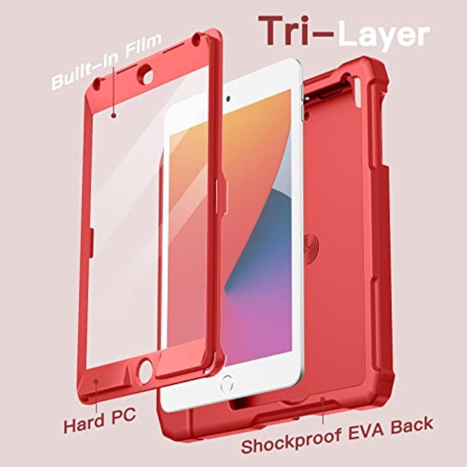 JETech Kids Case for iPad Mini 5/4/3/2/1 (7.9-Inch, 2019/2015/2014/2013/2012 M