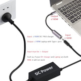 Pd Dc 7.4Mm X 5.0Mm Female(7.4Mm X 0.6Mm) Input To Usb Type C Male Power Charg