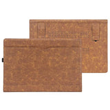Tytx Compatible With Macbook Pro Leather Case 16 Inch 2019 2020 A2141 With Touch Id Laptop Sleeve Protective Folio Book Cover With Vents, Brown