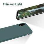 Iphone Xr Case, Military Grade Drop Protection, Premium Soft Liquid Silicone Rubber Full-Body Protective Bumper Case For Iphone Xr 6.1 Inch (Pine Green)