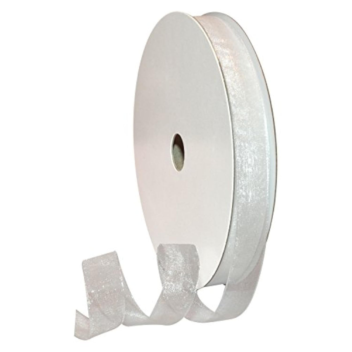 91803/100-601 Organdy Nylon Ribbon, 5/8-Inch By 100-Yard, White