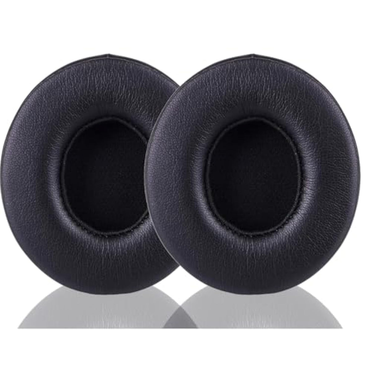Replacement Ear Cushions, Compatible With Beats By Dre Solo3/Solo2 Earphones, New Soft Protein Leather Combined With High-Density Memory Foam Foam, 'S Replacement Ear Cushions 1 Pair (Black)