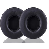 Replacement Ear Cushions, Compatible With Beats By Dre Solo3/Solo2 Earphones, New Soft Protein Leather Combined With High-Density Memory Foam Foam, 'S Replacement Ear Cushions 1 Pair (Black)