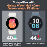 Jetech Screen Protector For Samsung Galaxy Watch Fe/5/4 40Mm, Tempered Glass 2.5D Round Edge, Hd Clear, 3 Pack