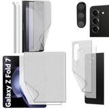 [2Set 9Pcs] [Anti-Glare (Matte) Tpu Film 1Set 4Pcs][Self-Healing (Clear) Tpu Film 1Set 4Pcs][1 Tempered Glass Lens Protector] With Hinge Protector For Samsung Galaxy Z Fold 7 5G 2025 Scratch Resistant [Perfect Fit For Foldable Screen]