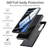 Galaxy Z Fold 6 Privacy Case with Built-in Anti Peeping Screen Protector