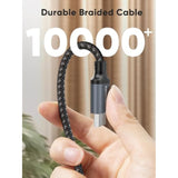 CableCreation Short USB C to USB C Cable 60W (2-Pack 0.5FT) Type C Fast Charging Cable Compatible with iPhone 16,15, MacBook Pro, iPad Pro Air 4, Galaxy S24 S23+ S22, Power Bank