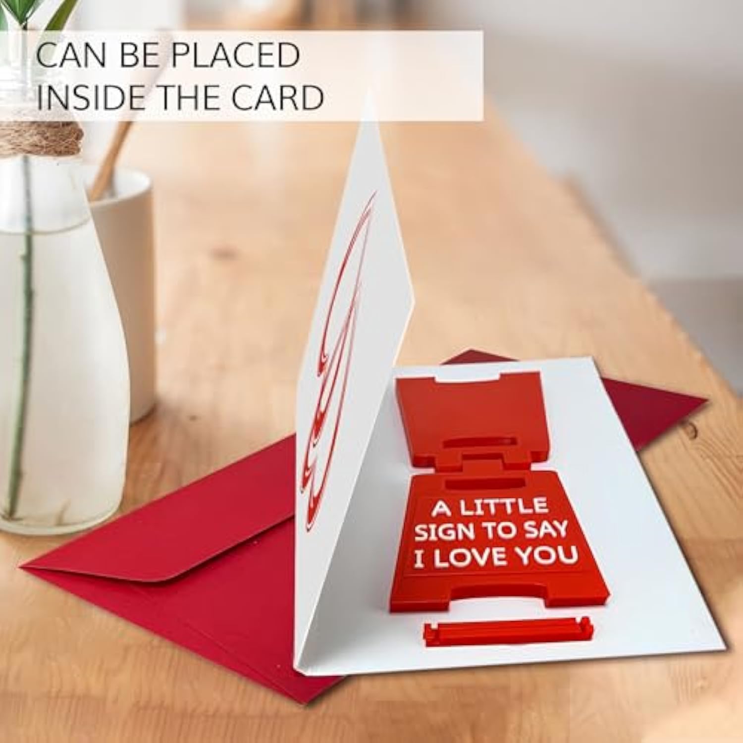 Mini Sign Valentine'S Decoration Anniversary Present - Romantic I Love You Sign - Fun Boyfriend - Cute Birthday, Christmas, Wedding Gift For Girlfriend, Wife, Fiancee