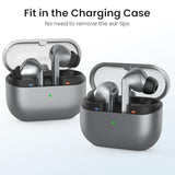 6 Pairs Ear Tips Set For Samsung Galaxy Buds3 Pro (2024), S/M/L?3 Pairs Memory Foam+3 Pairs Double Flange Silicone ? Earbuds Replacement Fit In Case Compatible With Samsung Galaxy Buds 3 Pro