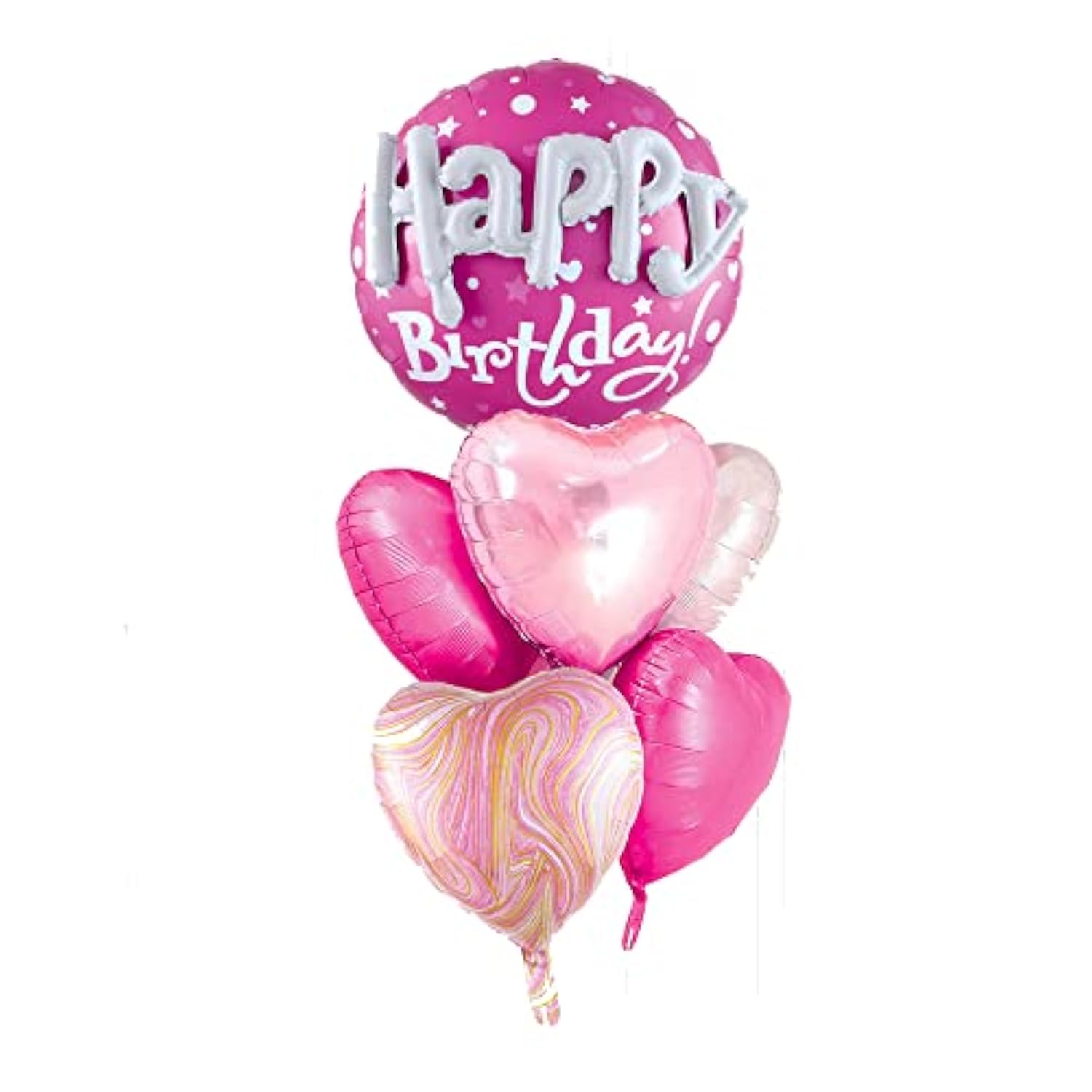 6pcs 36" Hot Pink Foil Balloons – bies Princess Birthday Party Decor