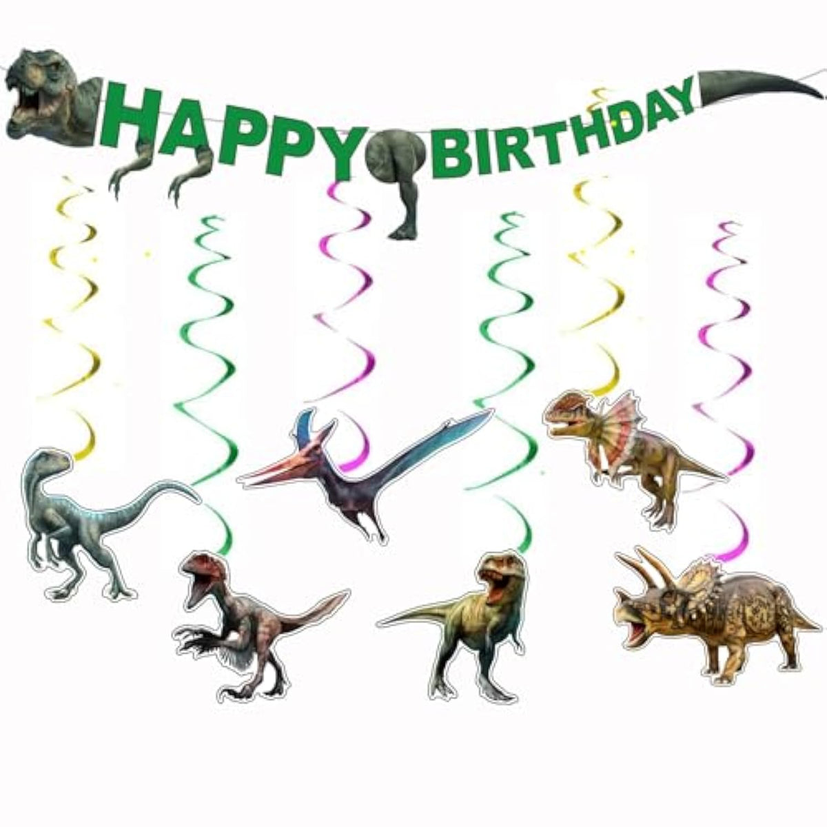 Unicorn Party Birthday Supplies - 220Pcs Unicorn Party Decorations Included Backdrop, Banner, Tablecloth, Hanging Swirls, Cupcake Toppers, Tableware, Paper Towel, Latex Balloons (Big)