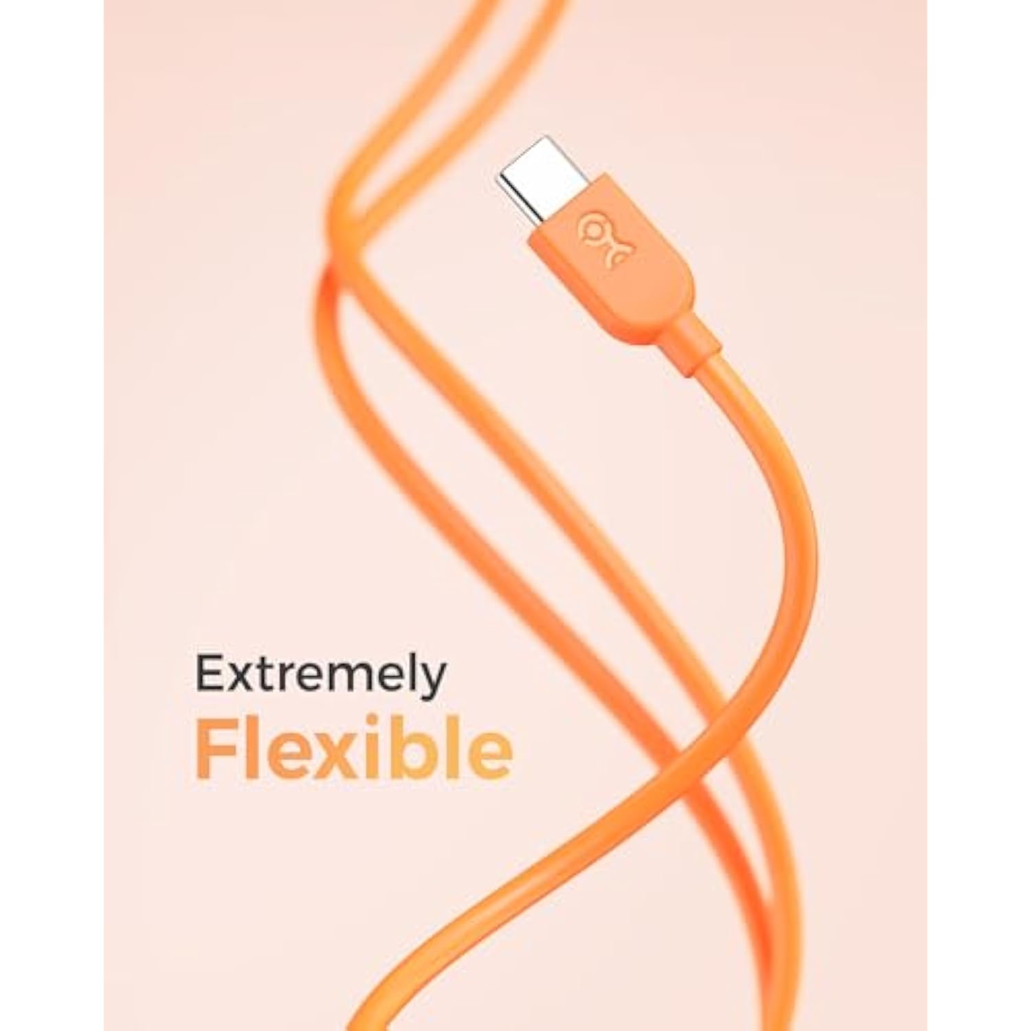 Cable Matters 3-Pack Extreme Flexible USB C Charging Cable 3ft in Orange Blue Purple, Up to [60W Charging, 480Mbps] Apple CarPlay, Android Auto, USB C Cable for iPhone 16/15, Galaxy S24, iPad Pro