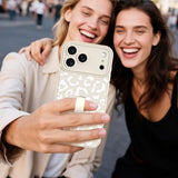 Magnetic for iPhone 17 Pro Max Case with Finger Strap, Compatible with Magsafe, Cheetah Print Pattern for Women Girls, Slim Shockproof Soft TPU Case
