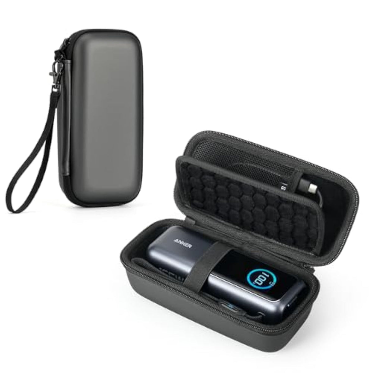 Hard Case For Anker Laptop Power Bank, For 737/25,000Mah/24000Mah Portable Charger, Eva Travel Storage Protective Bag Water-Resistant Pu And Safe Polka Dot Protection