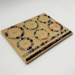 Small Bead Board For Jewelry Making, Bamboo Beading Board For Jewelry Bracelet Making, Bead Board For Bracelet Diy