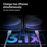 Usb C Wall Charger, Spigen 40W Dual Usb C Charger [Gan Fast] 30W Max Each, Foldable Fast Charger For Iphone 15 Pro Max Plus 14 13 Mini 12 Se Ipad Pro M4 Air M2 Macbook Air Galaxy Z Fold Flip 5 S24 8A