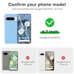 OMOTON for Pixel 8 Pro Screen Protector, 3 Pack for Pixel 8 Pro Tempered Glass, 3 Camera Lens Protector, Fingerprint Sensitivity (6.7 Inch, 2023 Released)