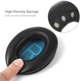 Thicken Lambskin Leather Ear Pads Cushions For Qc 35 Qc35Ii, Soft Leather Replacement Earpads For Bose Quietcomfort 35 / Quietcomfort 35Ii?Comfort And Durable (Black)
