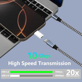 [Apple Mfi Certified] Lightning To Usb-C Adapter, 4Pack Lightning Female To Type-C Male Digital Connector Pd 35W Type-C Fast Charging For Iphone 17/17 Air/17 Pro/17 Pro Max/16/16 Pro/15/Ipad