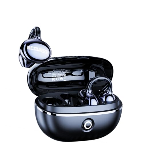 Transformers TF-T83 Clip-on Bluetooth 5.4 Wireless Earbuds, with Microphone for HD Voice Calls in-Ear Cool HiFi Calling Dual Modes Sports IPX5