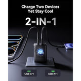 Usb C Charger Block, 2-Pack 30W Fast Charging Type C Wall Charger With Foldable Plug And 5Ft Usb-C Cable For Iphone 16 15 Samsung S25 S24 Ipad Pro And More Series