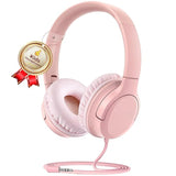 Kids Headphones, Wired Foldable On-Ear Headphones For Kids, Volume Limiter 94D