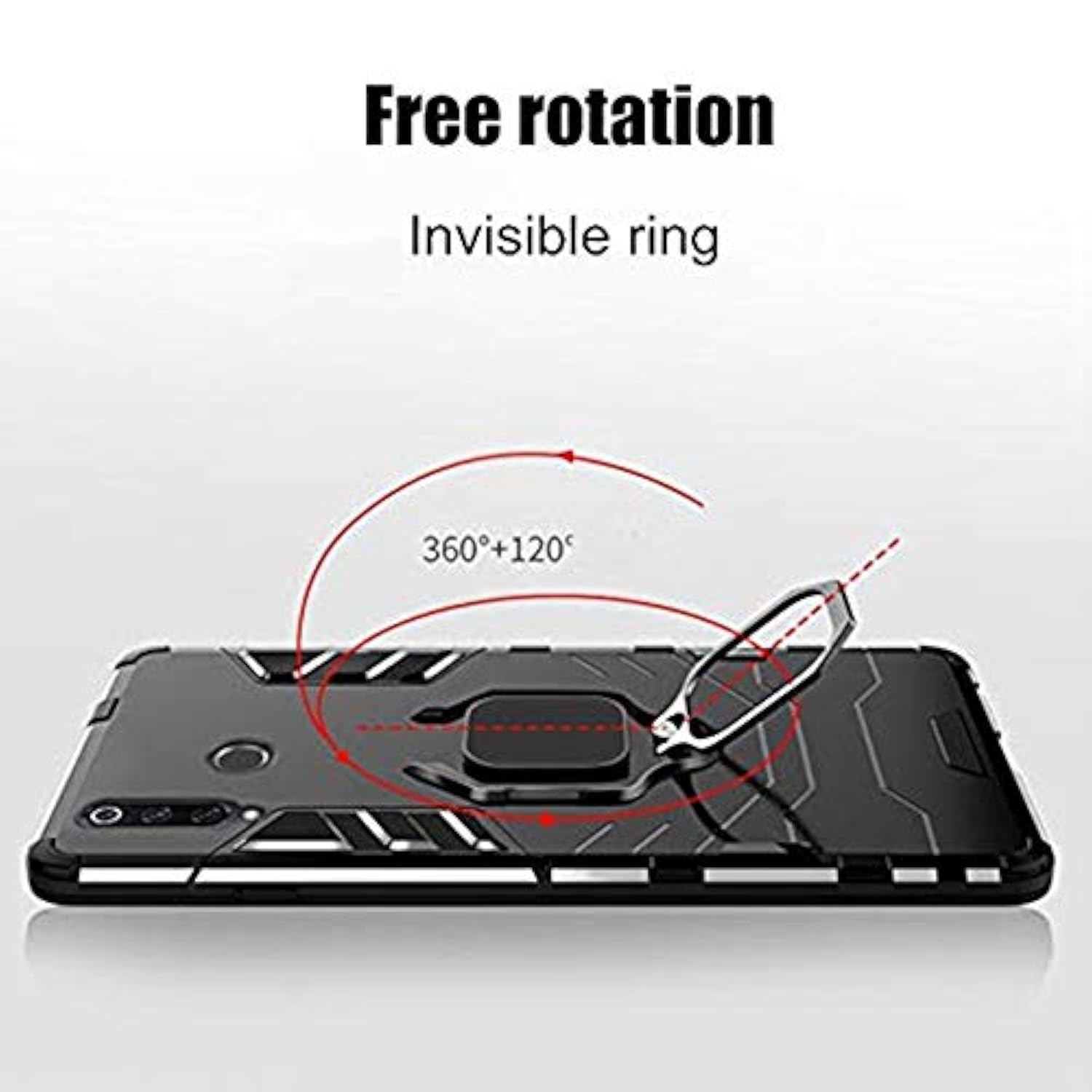 Huawei P30 Lite Case, 2 in 1 Hybrid Heavy Duty Armor Shockproof Defender