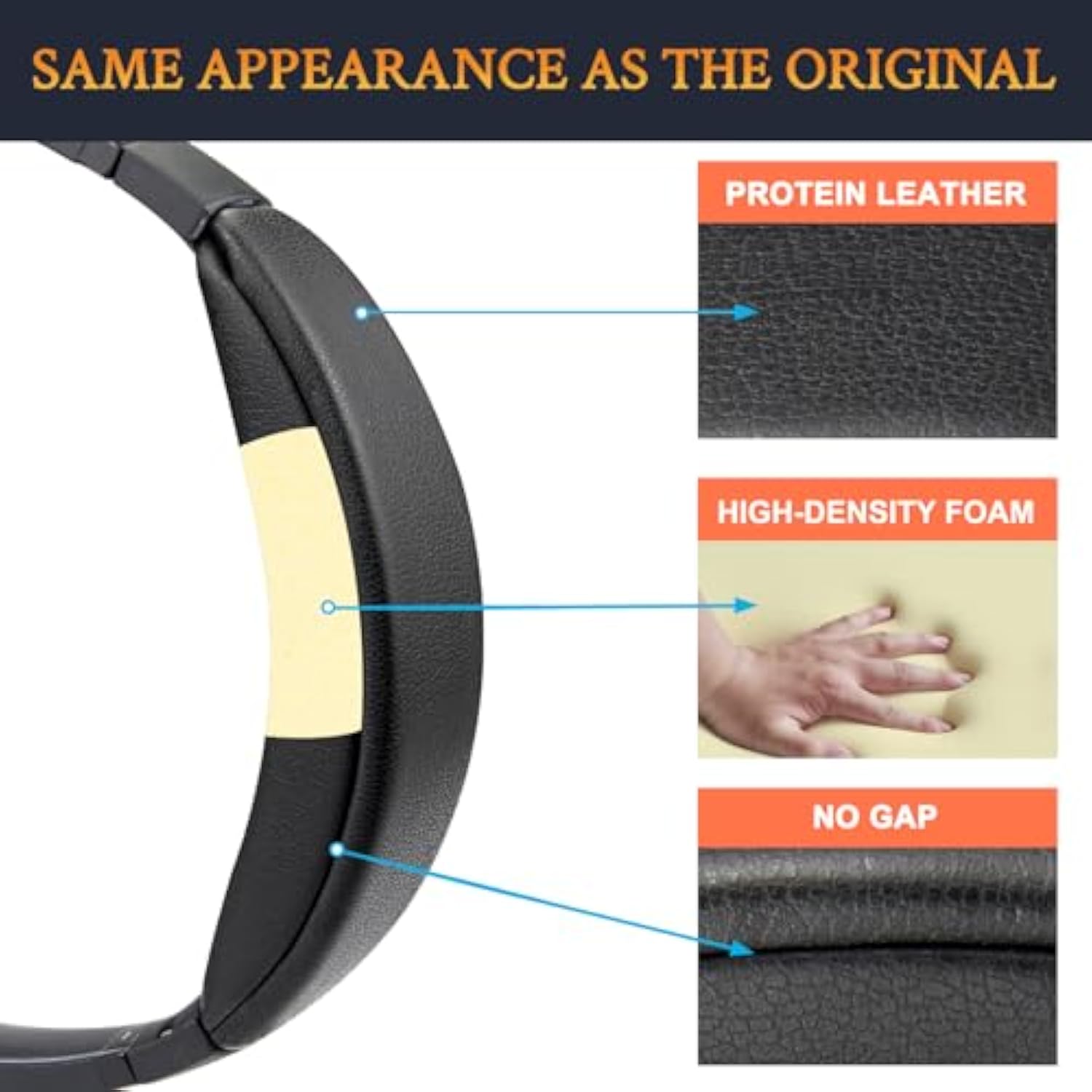 Headband Cover For Bose Oe2/Oe2I, Soundtrue Oe On-Ear Headphones, Replacement Headstrap Pad Repair Part - Black