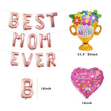 Mother'S Day Balloon Garland, 170Pcs Mother'S Day Balloon Arch With Best Mom Ever Foil Balloon For Happy Mothers Day Party Supplies Mothers Day Birthday Decorations