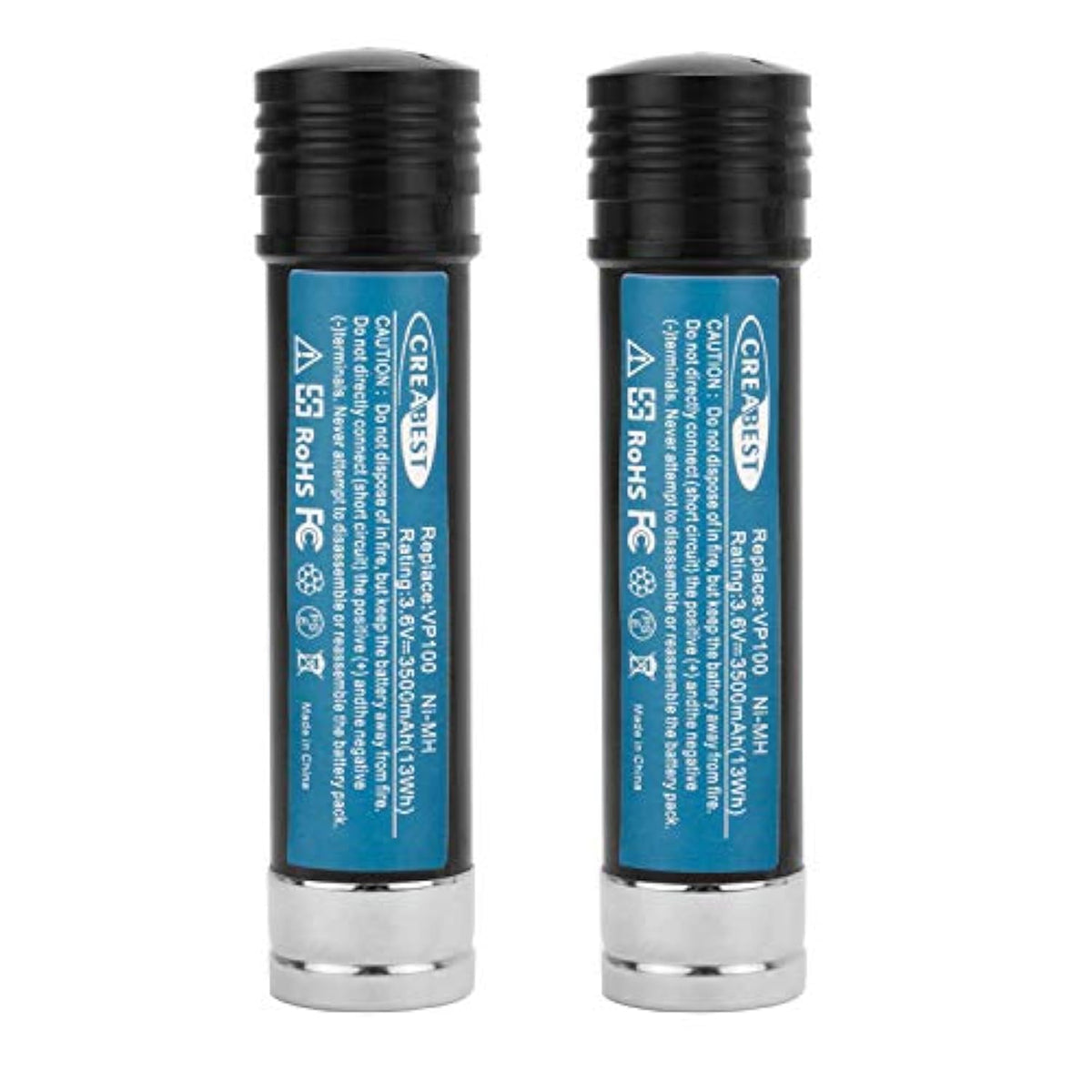 2Pack 3.6V 3500Mah Ni-Mh Replacement Battery For Black & Decker Versapak Battery Vp100 Vp100C Vp105 Vp105C Vp110 Vp110C Vp143 Model Power Tools
