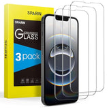 3 Pack Screen Protector For Iphone 14 / Iphone 13 / Iphone 13 Pro 6.1 Inch, Tempered Glass Film, Bubble-Free, 9H Hardness
