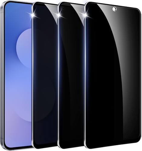 ?3+1 Pack? Designed for  Galaxy S25 FE Privacy Screen Protector,9H Tempered Glass?Not Support Fingerprint Unlock? Anti Spy Film Compatible