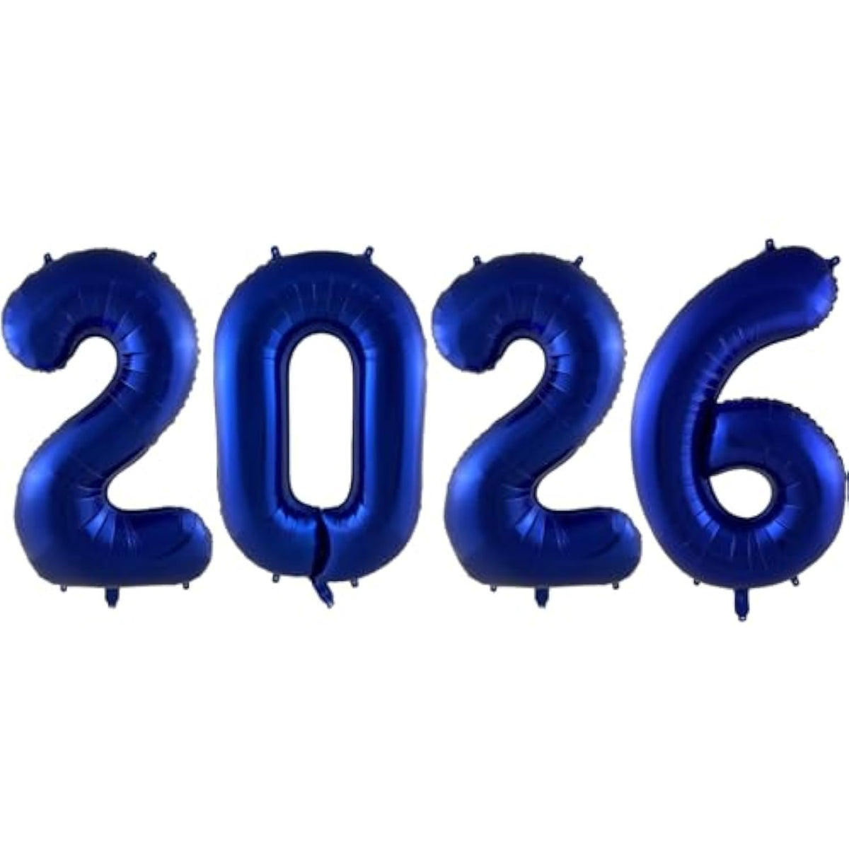 40 Inch Navy Blue 2026 Foil Number Balloons Party Decorations