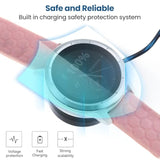 2-Pack Charger Compatible With Garmin Venu 2/Venu Sq 2/Venu Sq/Venu/Venu 2 Plus/Venu 2S/Venu 3S/Venu 3 Charger Cradle Dock Replacement Portable Charging Station + Usb Cable Cord