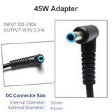 45W 19.5V 2.31A Laptop Ac Adapter Charger For Hp Pavilion 11 13 15 X360 M3 Eli