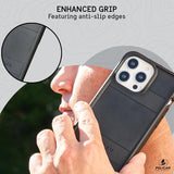 Pelican Protector Series - iPhone 15 Pro Case 6.1" [Compatible with MagSafe] Magnetic Phone Case with Anti-Scratch Tech [16ft MIL-Grade Drop