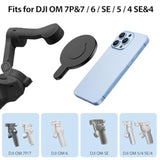 Om Magnetic Phone Mount For Dji Osmo Mobile 7P/Om 7/Om 6/Se/Om 5/Om 4 Se/Om 4 Magsafe Quick-Release Adapter Magnet Clamp, Mounting For Quick Shooting Dji Accessories