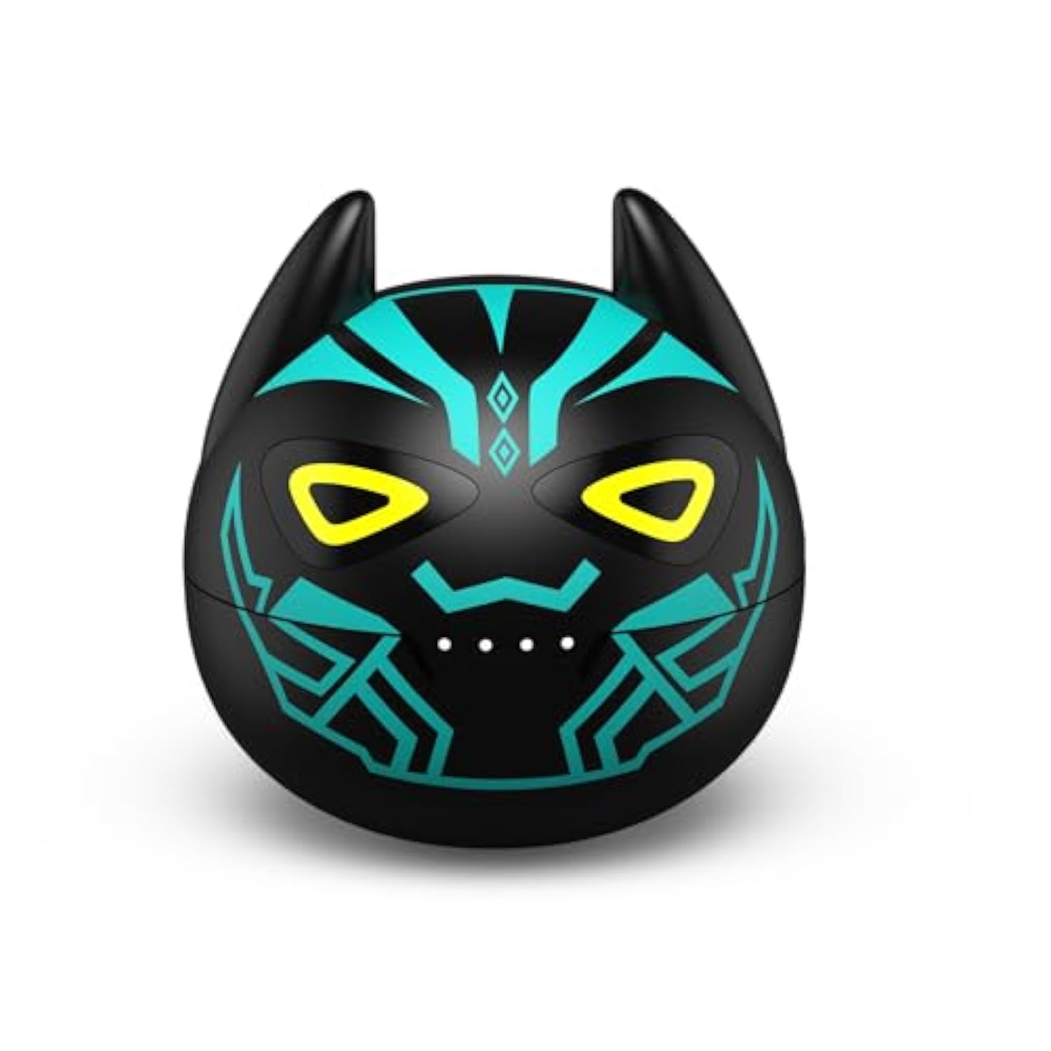 Kids Wireless Earbuds For Small Ears, Touch Control Headset Stereo Sound In-Ear Wireless Headphones, Bluetooth 5.0 Noise Reduction Earphones With Black Blue Cartoon Blinking Eyesje-08B_B87