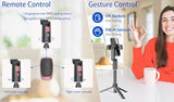 Extendable Auto Face Tracking Tripod with Light, 360 Rotating Tripod, Both Auto or Manual Moving Control, Smart Cameraman Shooting for Video, Vlog,