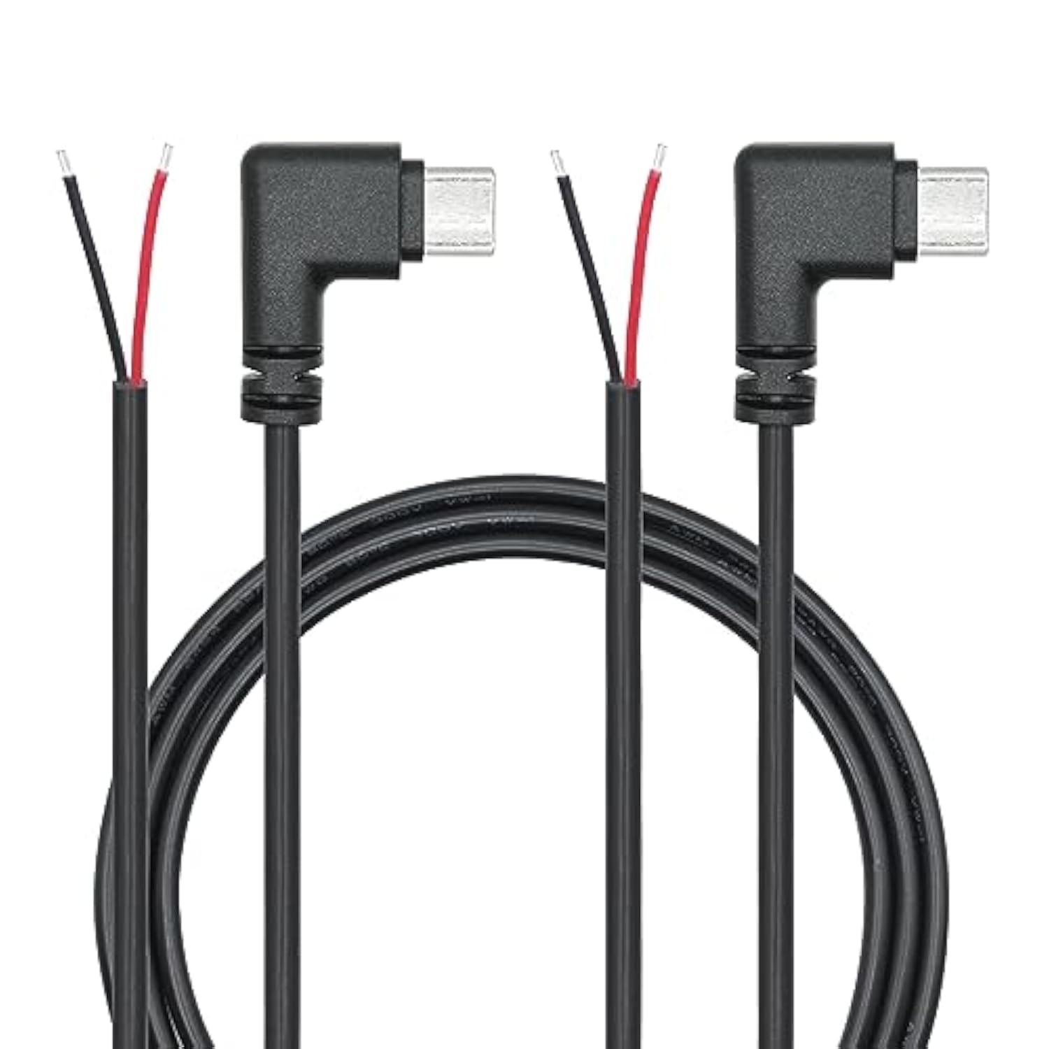 Right Angle Usb C To 2 Pin Bare Wire Open End Wire 1M/3Ft, 90 Degree Usb Type