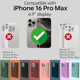 Compatible With Iphone 16 Pro Max Wallet Case - Pu Leather Wallet Case For Iphone 16 Pro Max With Credit Card Holder Rfid Blocking Zipper Pocket [Wrist Strap] Protective Case (Black)