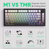 M1 V5 Tmr Rapid Trigger 32K Scanning Rate Gaming Keyboard Quick Release Aluminum Mechanical Keyboard Sp Gradient Astroaim Magnetic Switch