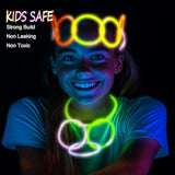 300 Ultra Glow Sticks Bulk Party Pack?8" Neon Glowsticks Easter Party Favors?Glow Sticks For Kids?Halloween Glow In The Dark Party Supplies Pack?With Bracelets And Necklaces