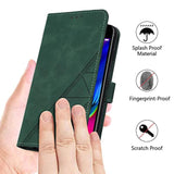 Flip Wallet Case Compatible with iPhone 8/7/6/6S/SE 2022/SE 2020 Green
