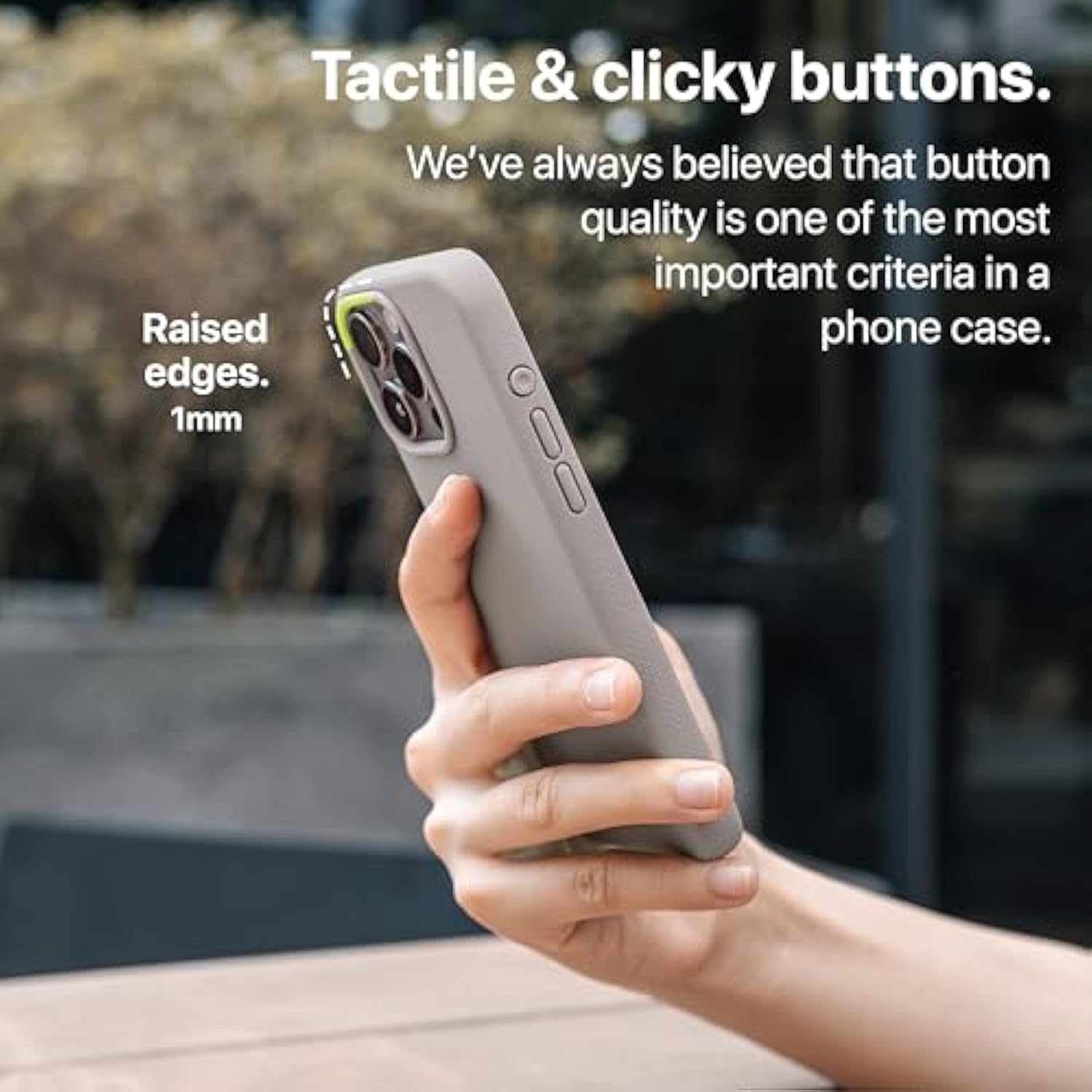 For Iphone 16 Pro Max Magnetic Case, [Covered Camera Control Button], Compatible With Magsafe, Tpu, Minimalist, Slim/Thin, Grippy - Dune Series (Stone, Iphone 16 Pro Max)